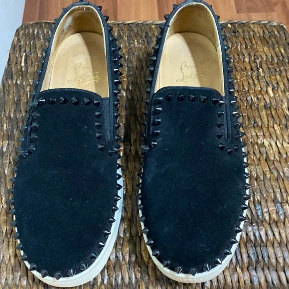 Christian Louboutin slip on studs shoes - Picture 3 of 16